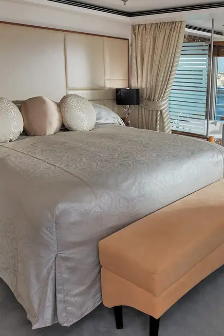 A View of the Distinctive Suite aboard Regent Ships