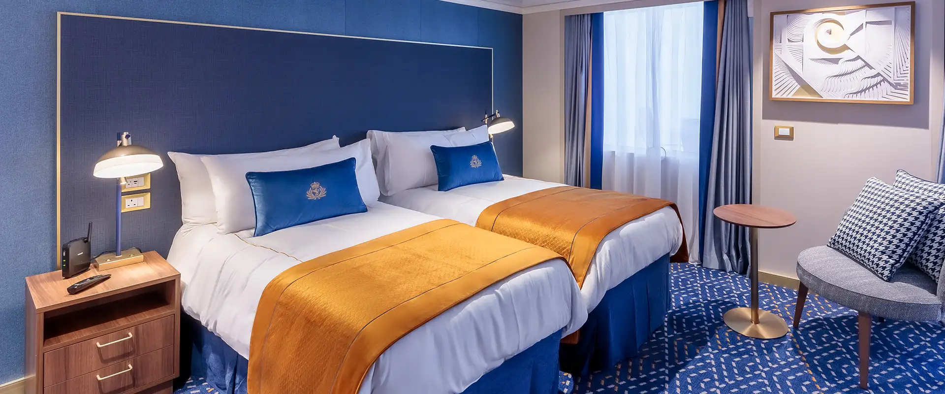 The Balcony Cabin aboard Cunard Cruises