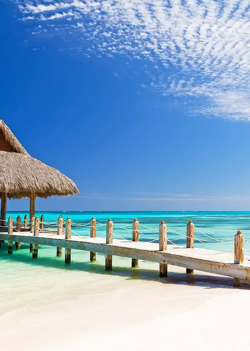 A view of the Beach in The Maldives