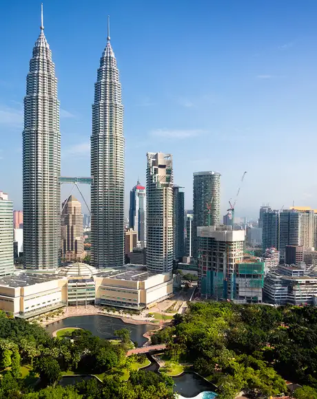 The skyline of Kuala Lumpur