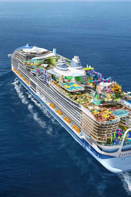The Legend of the Seas Out at Sea