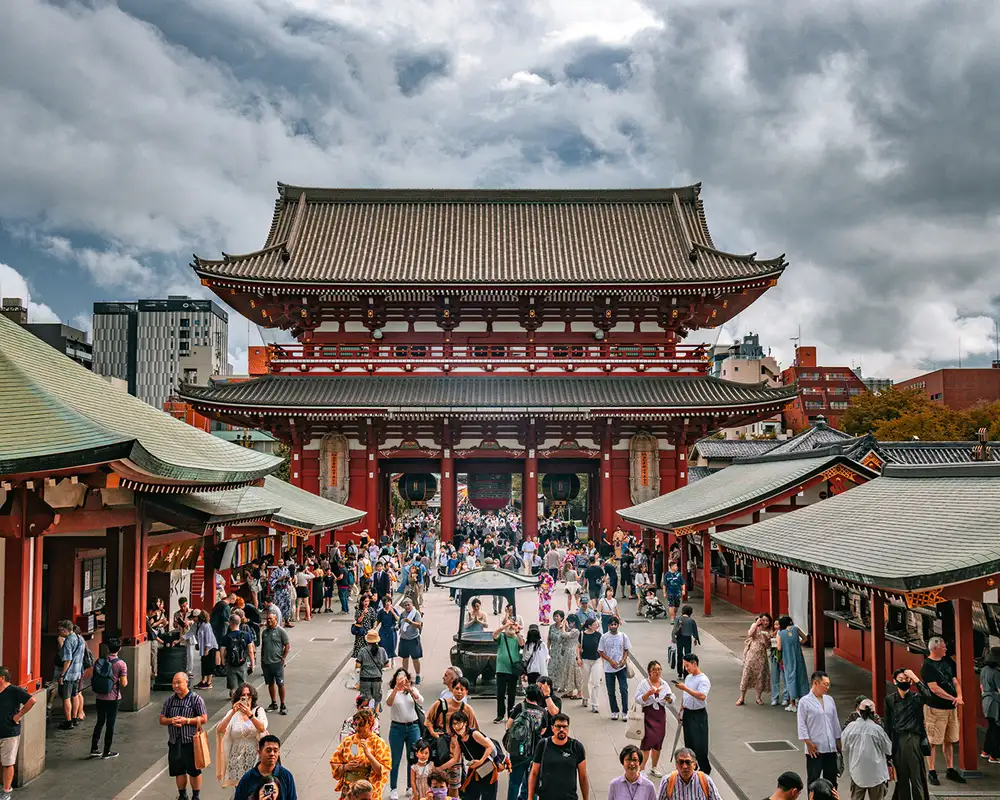 Senso-ji Temples main hall in Tokyo