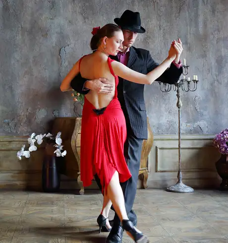 A Couple dancing the Tango