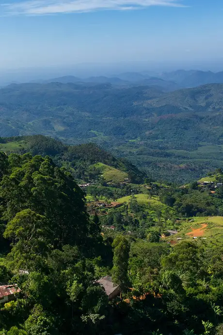 A View of the Haputale Mountains in Sri Lanka