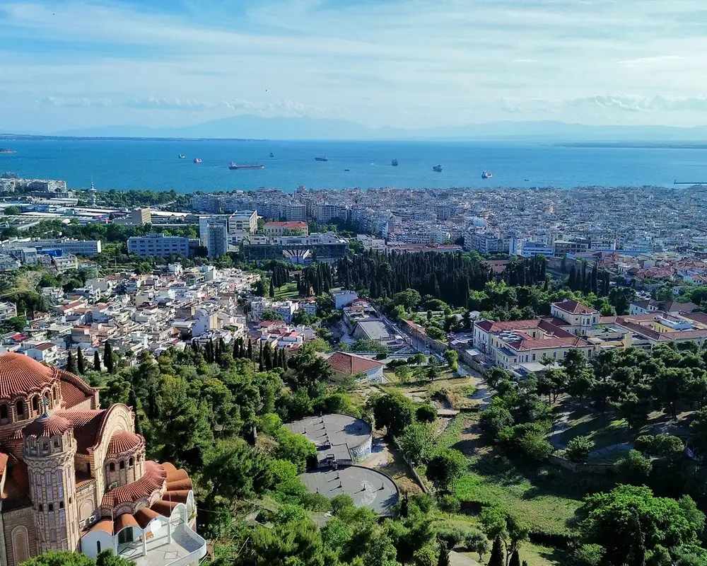 Thessaloniki from a Birds Eye View