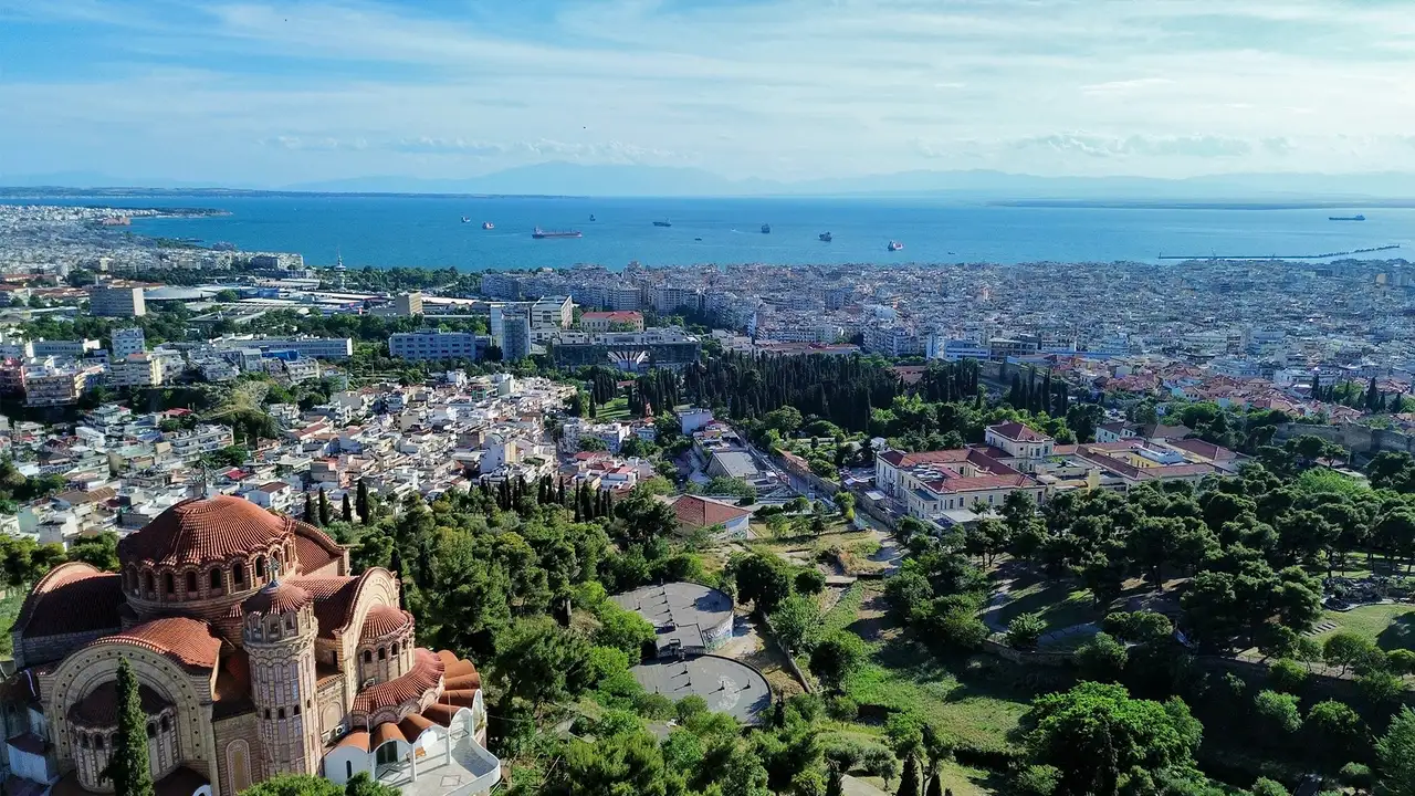 Thessaloniki from a Birds Eye View