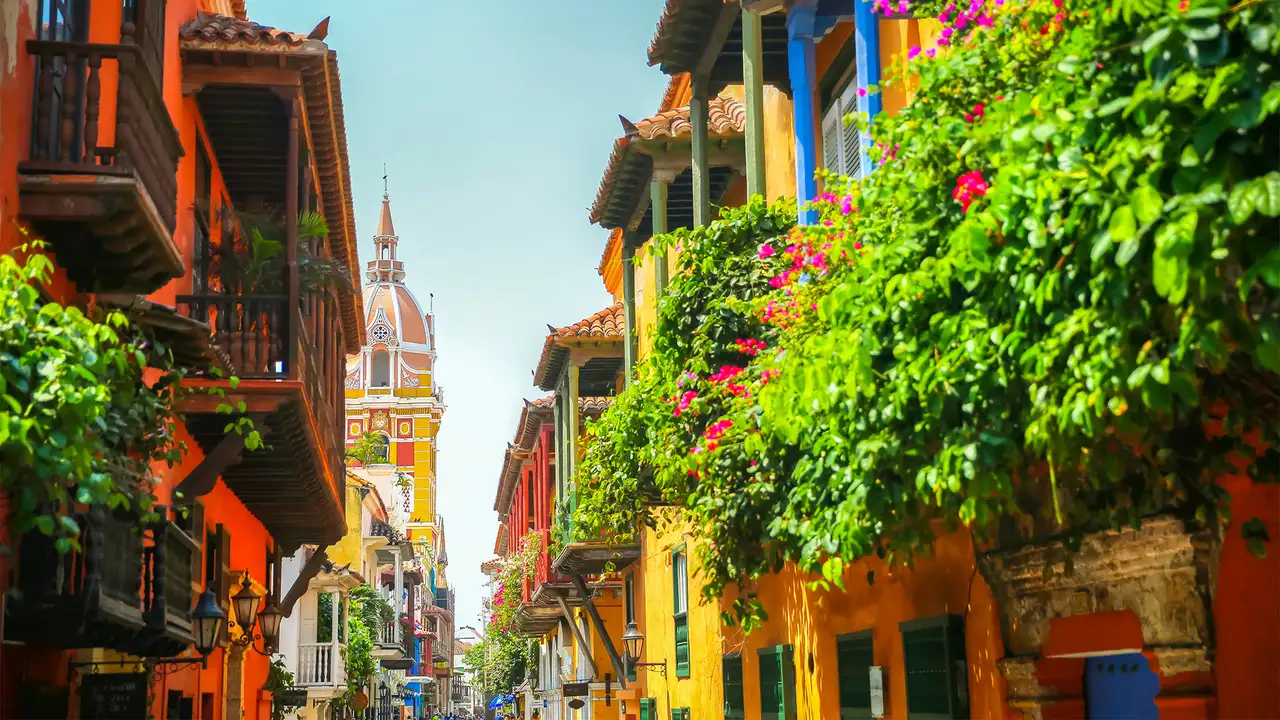 A street in Cartagena
