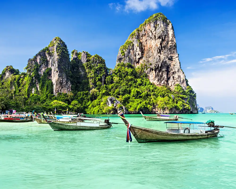 A view of a bay in Phuket, Thailand