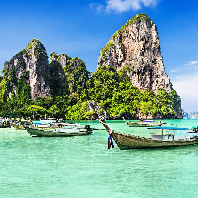 A view of a bay in Phuket, Thailand
