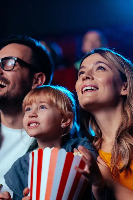 A Family at a Cinema