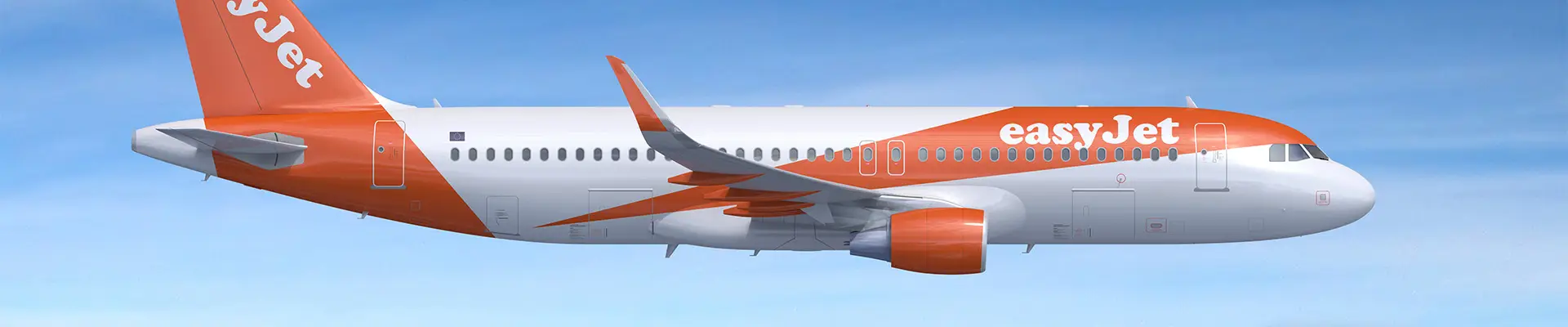 A View of the new Easy Jet Airbus A321neo