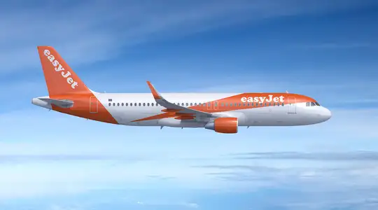 A View of the new Easy Jet Airbus A321neo