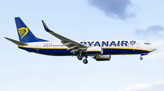 A RyanAir Plane