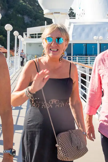 People on Azamara Cruise Ship