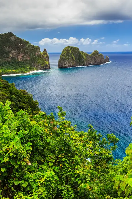 A View of the Cliffs of Pago Pago