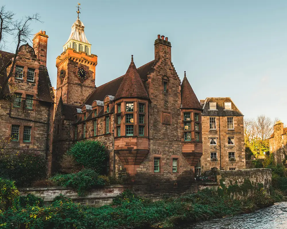 A View of Linlithgow Castle in Edinburgh