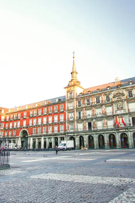 A View of Plaza Mayor in Madrid