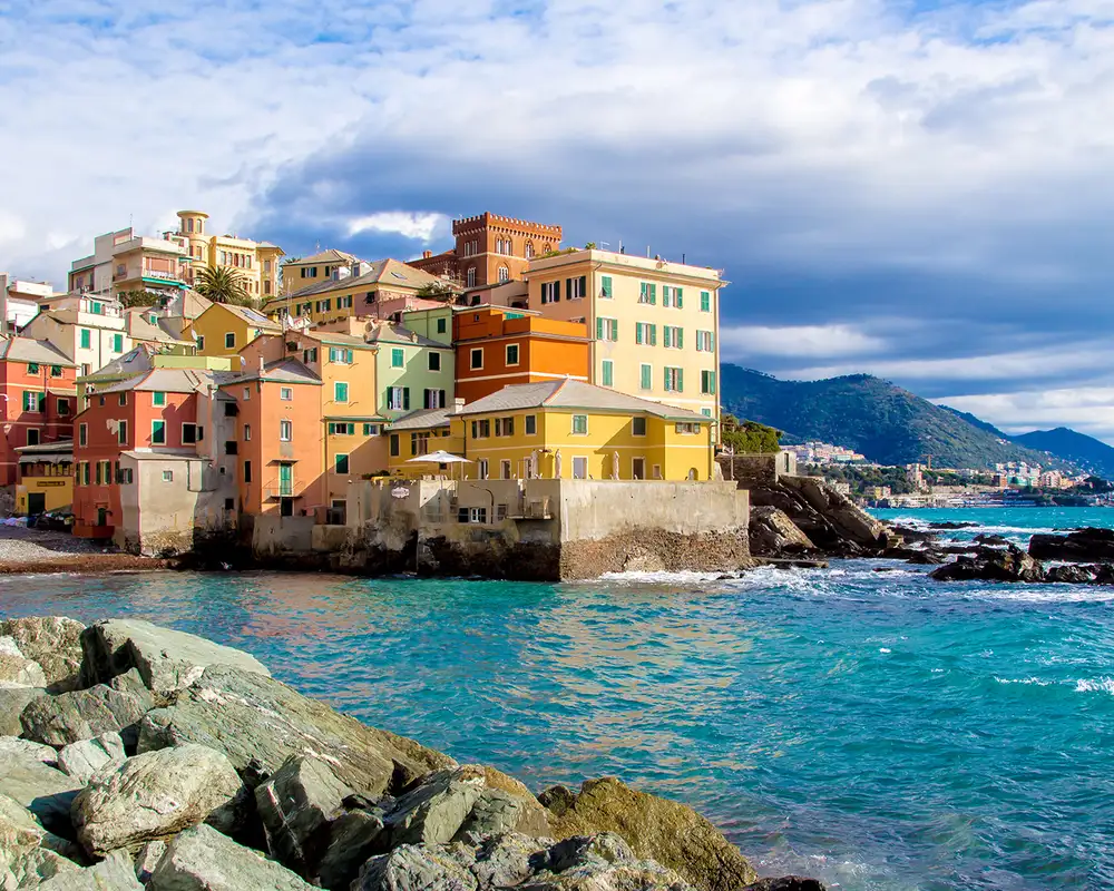 A view of the Coast of Genoa