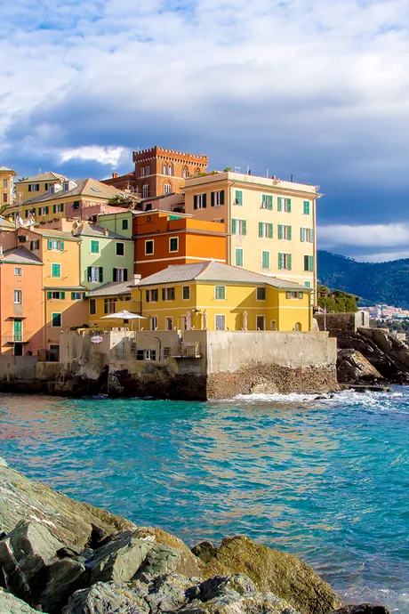 A view of the Coast of Genoa