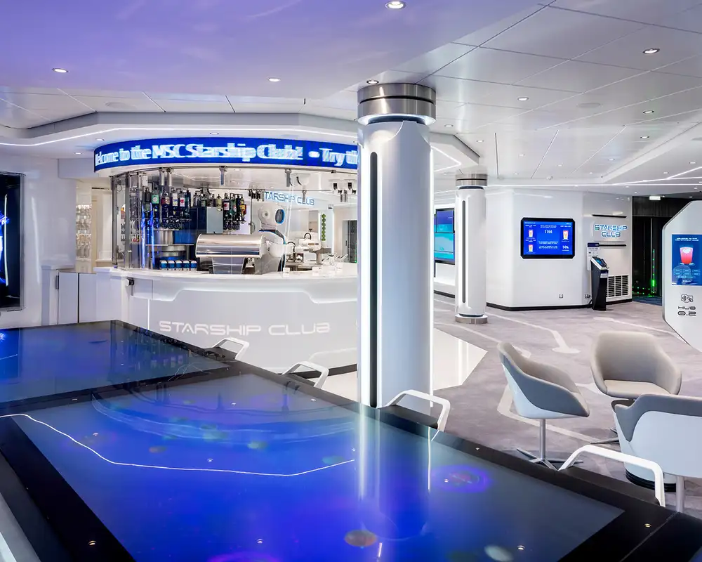 The Starship Club aboard MSC Virtuosa