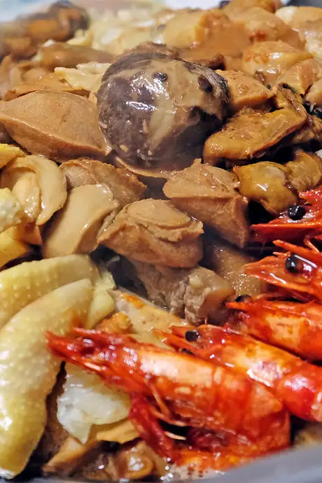 A selection of seafood