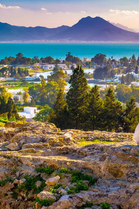 A View of the Landscape of Tunis, Tunisia