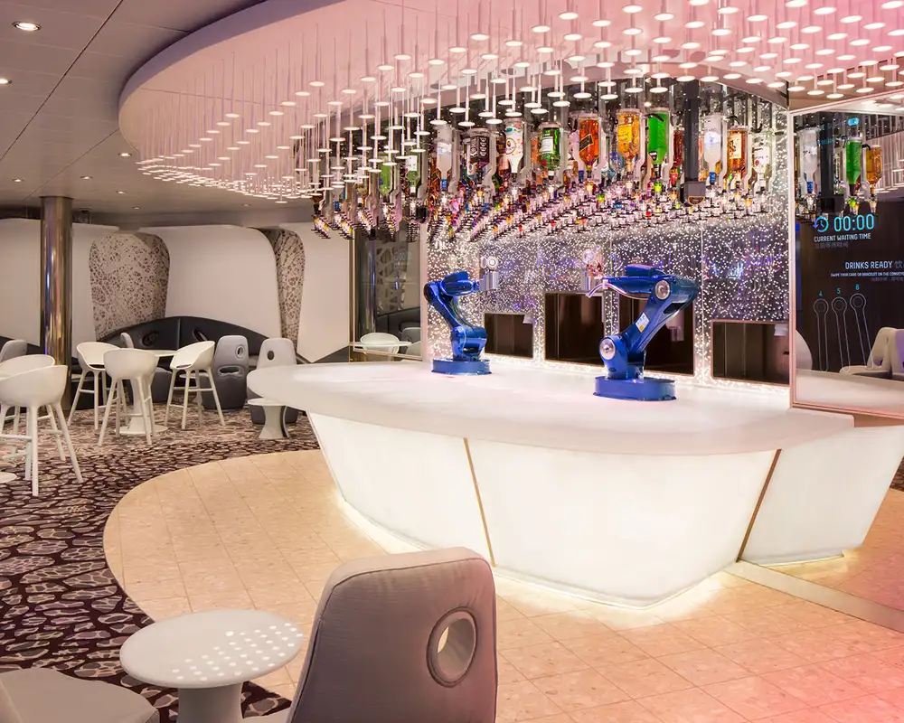 The Bionic Bar Aboard Royal Caribbean Ships