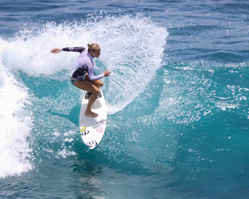 A surfer