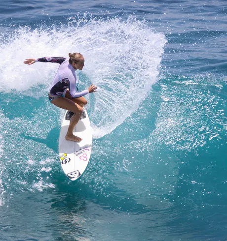 A surfer