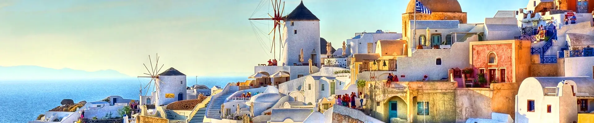 An Image of the Village of Oia in Santorini, Greece