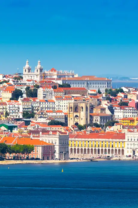 The view of Lisbon from Almada