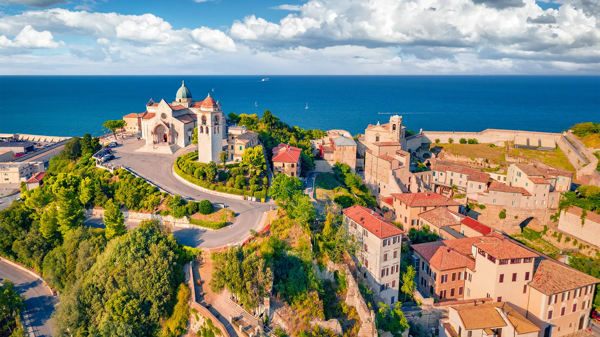 An Aerial View of Ancona, Italy