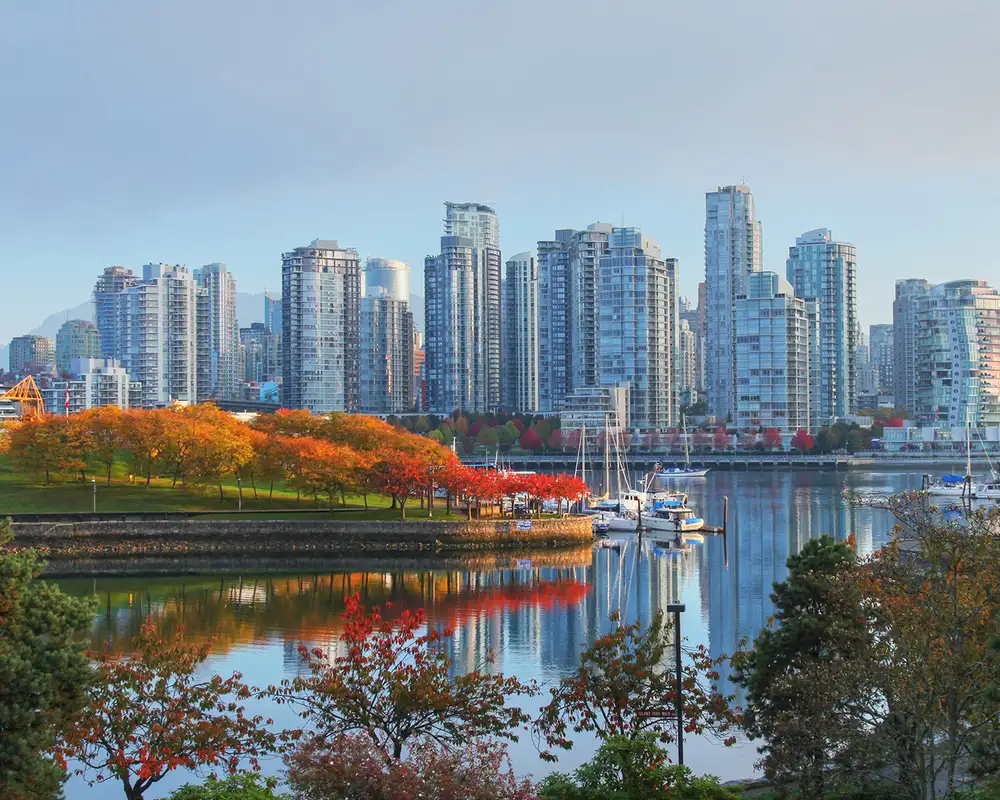 The Skyline of Vancouver, Canada