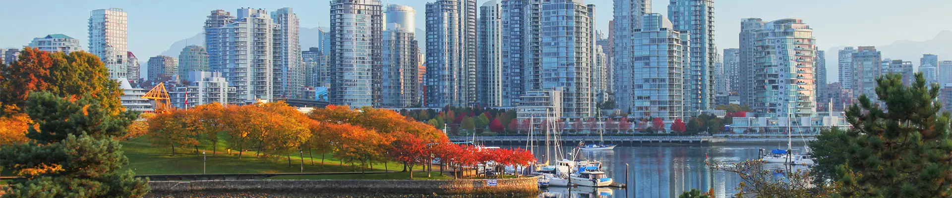 The Skyline of Vancouver, Canada