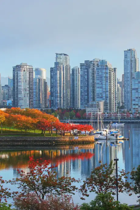 The Skyline of Vancouver, Canada