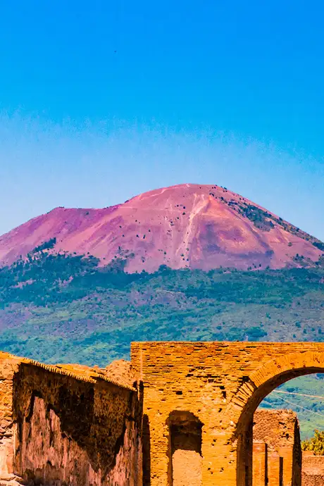 A View of Mount Vesuvius from the Ruins of Pompeii