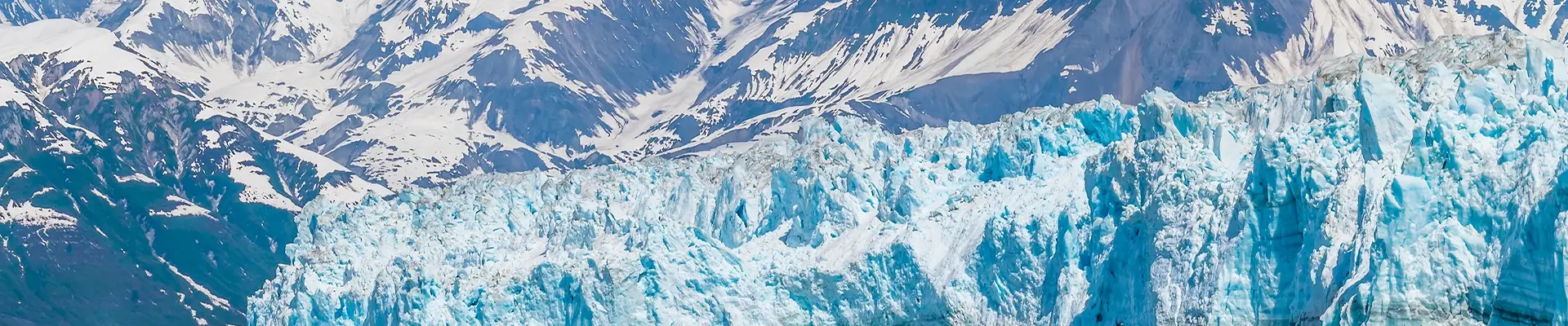 A landscape image of Icy Alaska
