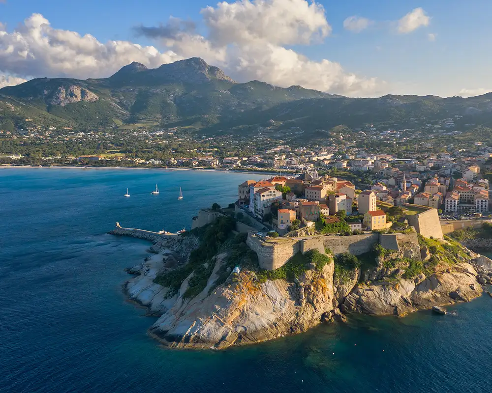 An Aerial View of Calvi, France