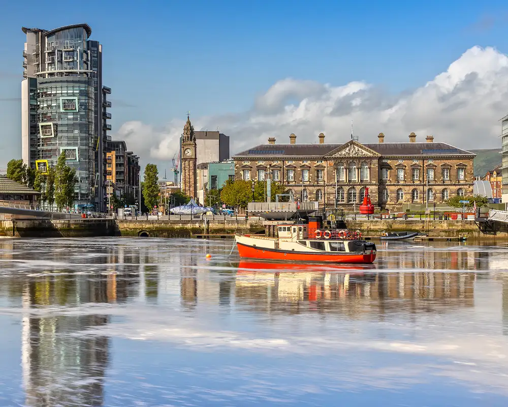 A view of Belfast, Northern Ireland