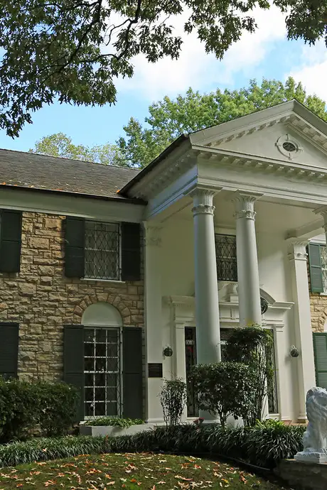 Graceland, Elvis' home in Memphis, Tennessee