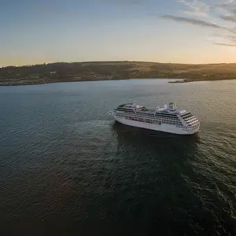 A View of the Oceania Aurelia at sea