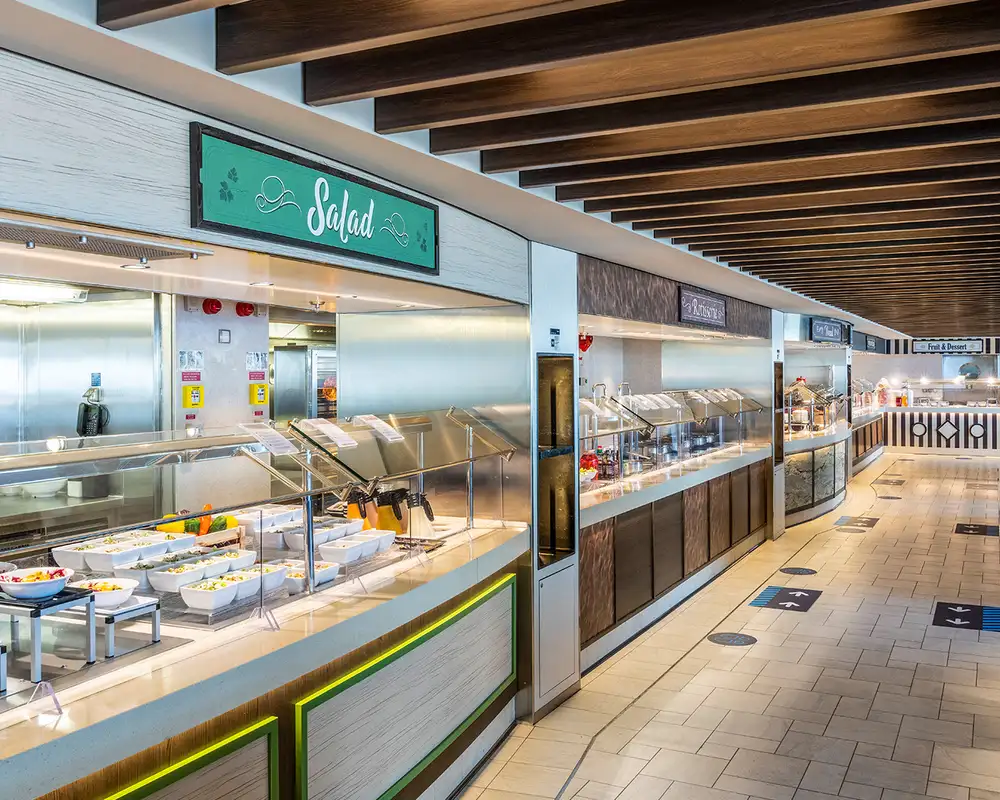 The Marketplace Buffet aboard MSC Virtuosa