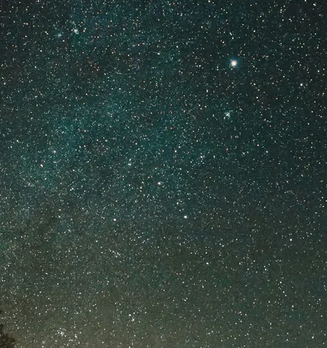 A stary night sky