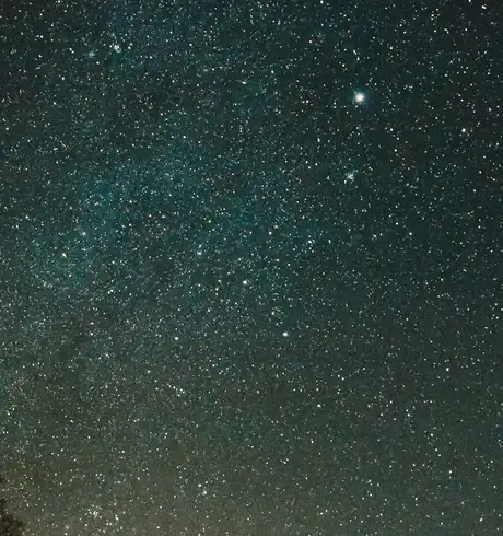 A stary night sky