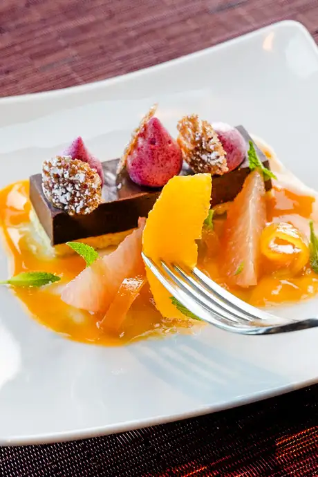 A dish served at Luminae on Celebrity Ships