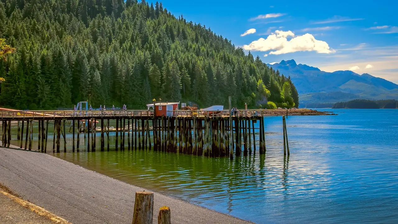 A view of Icy Strait Point in Alaska