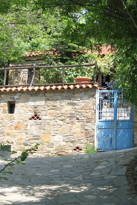 A house in the quiet village of Parthenonas, Halkidiki