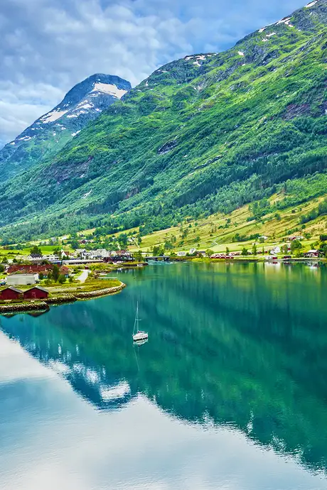 A View of a Fjord in Olden
