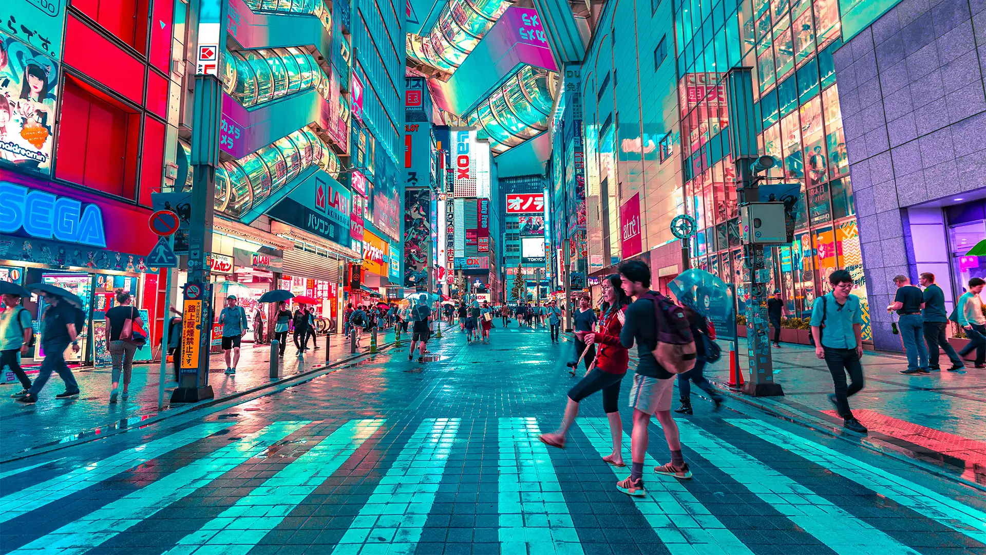 A Highstreet in Japan