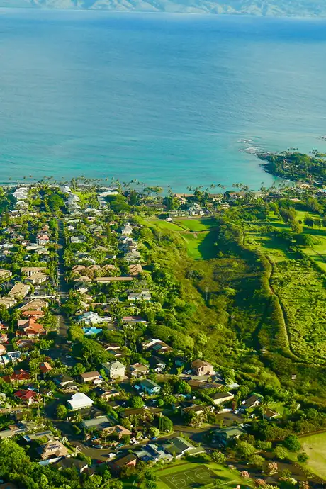 An Aerial View of Napili Bay on Maui